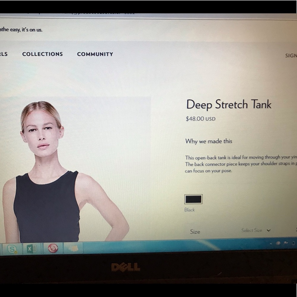 Lululemon Deep Stretch Tank